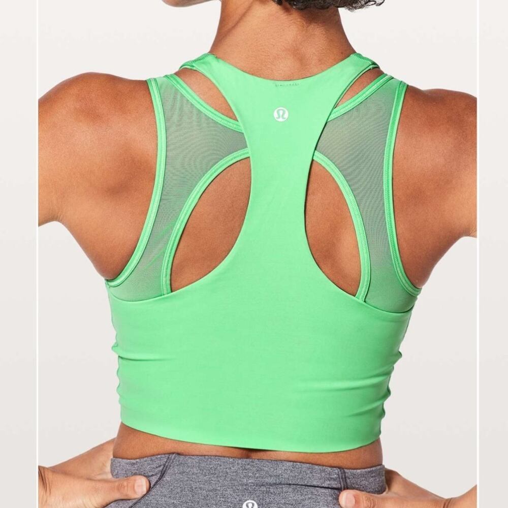lululemon athletica Womens 2 Small Break Free Green Tank